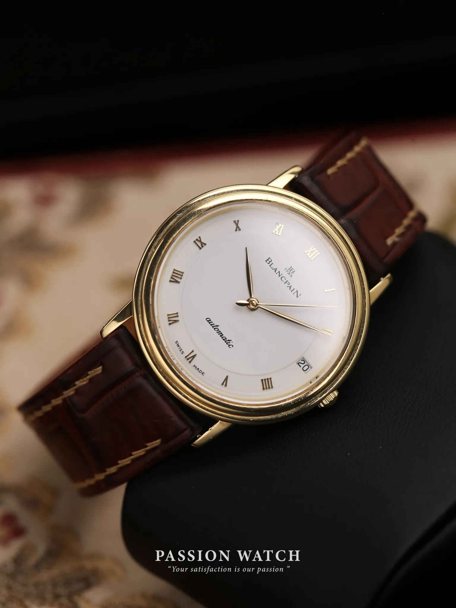 Đồng Hồ Blancpain Villeret 1151-1418-55 18K Gold 26 dong ho blancpain villeret 1151 1418 55 18k gold 3