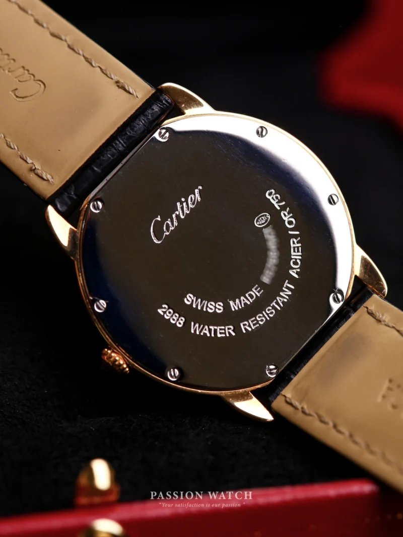 Cartier Ronde Solo W6700455 Custom Diamonds Bộ máy quartz (Pin)