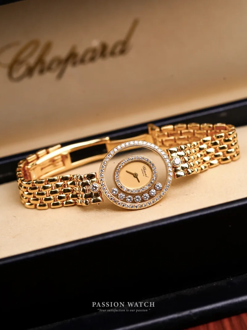 Đồng Hồ Chopard Happy Diamonds 5199 11 Đồng Hồ Chopard Happy Diamonds 5199 Size 24mm Vàng khối