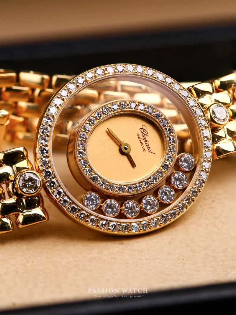 Đồng Hồ Chopard Happy Diamonds 5199 13 Chopard Happy Diamonds 5199 Size 24mm Chất liệu vàng khối 18kt