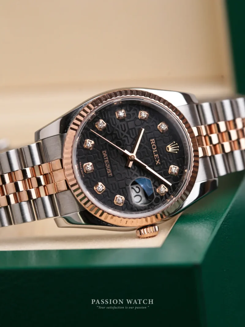 Đồng Hồ Rolex Datejust 36 116231 Mặt Số Vi Tính Đen 12 rolex datejust 36 116231 mat so vi tinh den 2
