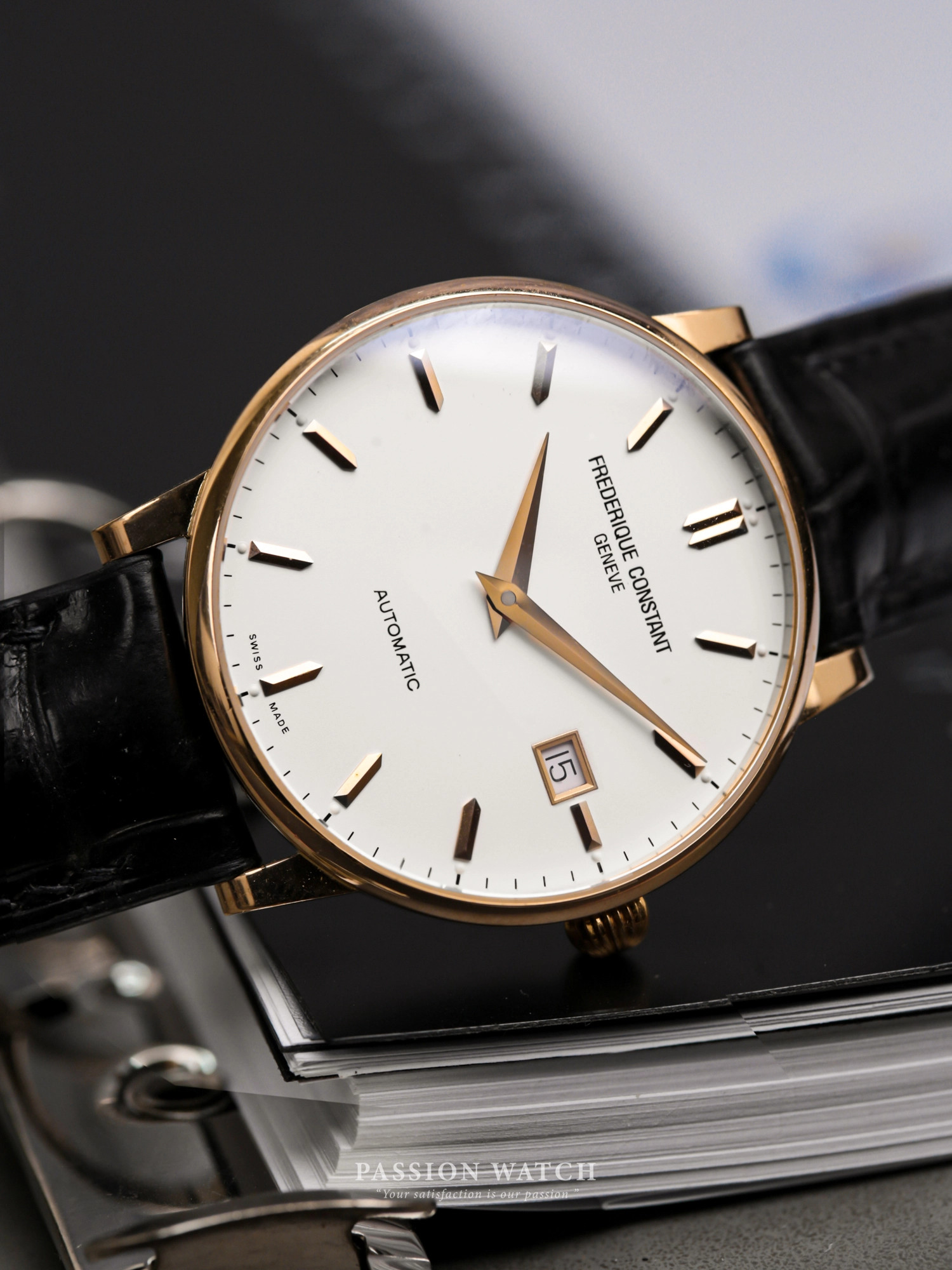 Đồng Hồ Frederique Constant FC-316V5B9 Slimline Rose Gold 18k 2 frederique constant fc 316v5b9 slimline rose gold 18k 2