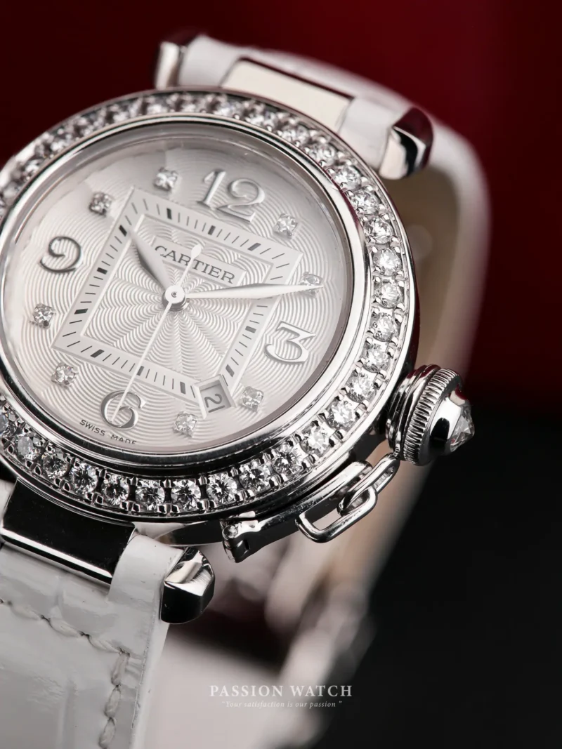 Đồng Hồ Cartier Pasha de Cartier White Gold & Diamonds 2398 16 dong ho cartier pasha de cartier white gold diamonds 2398 4