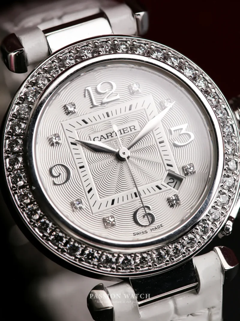 Đồng Hồ Cartier Pasha de Cartier White Gold & Diamonds 2398 14 dong ho cartier pasha de cartier white gold diamonds 2398 5