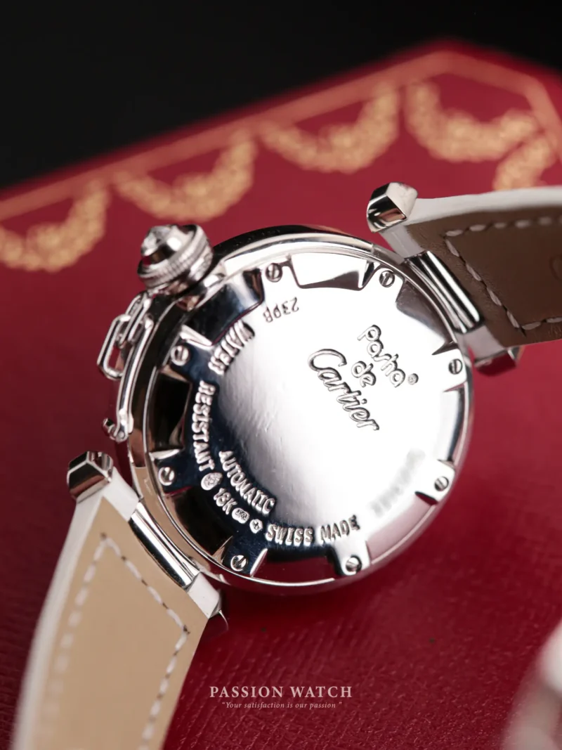 Đồng Hồ Cartier Pasha de Cartier White Gold & Diamonds 2398 19 dong ho cartier pasha de cartier white gold diamonds 2398 9