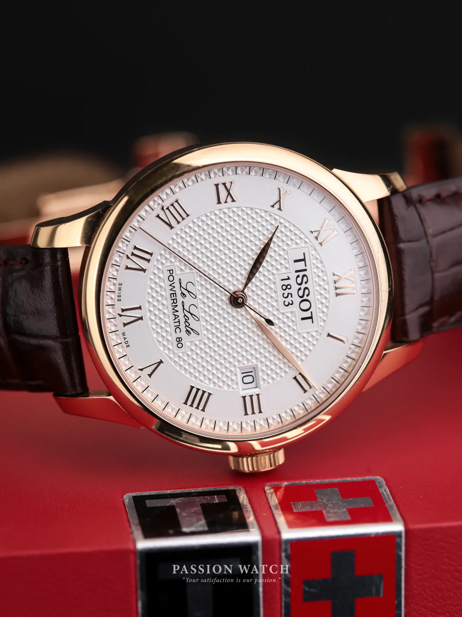 Đồng Hồ Tissot Le Locle Powermatic 80 T006.407.36.033.00 2 Đồng Hồ Tissot Le Locle Powermatic 80 T006.407.36.033.00 Mặt số màu trắng, mạ vàng hồng cao cấp