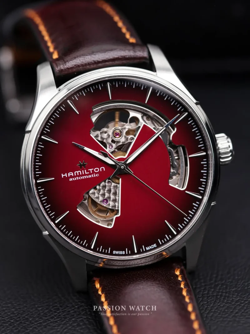 Đồng Hồ Hamilton Jazzmaster Open Heart "Burgundy" H32675570 15 dong ho hamilton jazzmaster open heart burgundy h32675570 6