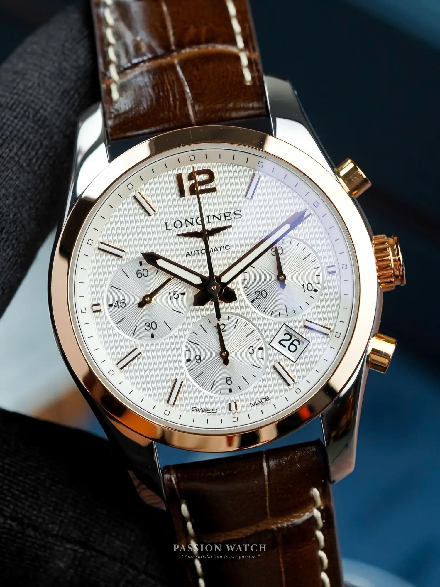 Đồng Hồ Longines Conquest Classic Chronograph L2.786.5.76.3 1 Đồng Hồ Longines Conquest Classic Chronograph L2.786.5.76.3 (L27865763) - Used, Fullbox