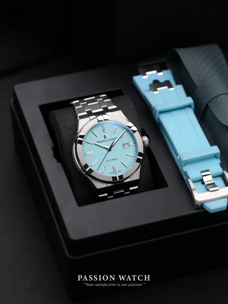 Đồng Hồ Maurice Lacroix Aikon Limited Summer Edition AI6008-SS00F-431-C 21 Đồng Hồ Maurice Lacroix Aikon Limited Summer Edition AI6008-SS00F-431-C - Used, Fullbox