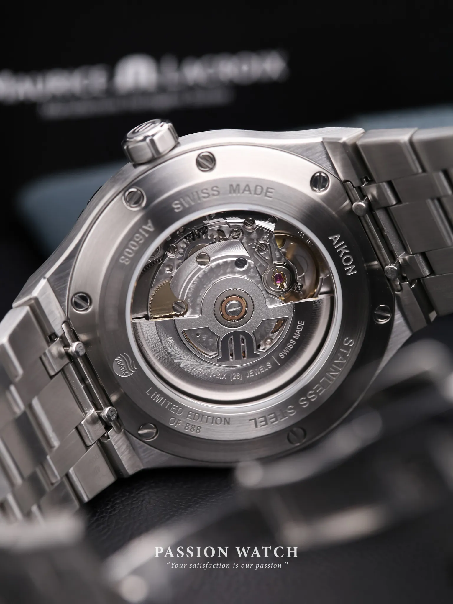 Đồng Hồ Maurice Lacroix Aikon Limited Summer Edition AI6008-SS00F-431-C 10 dong ho maurice lacroix aikon limited summer edition ai6008 ss00f 431 c 9